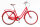 Damen-Cityrad Piz Palü rot 440 mm